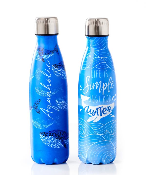 SKY water bottle in blue