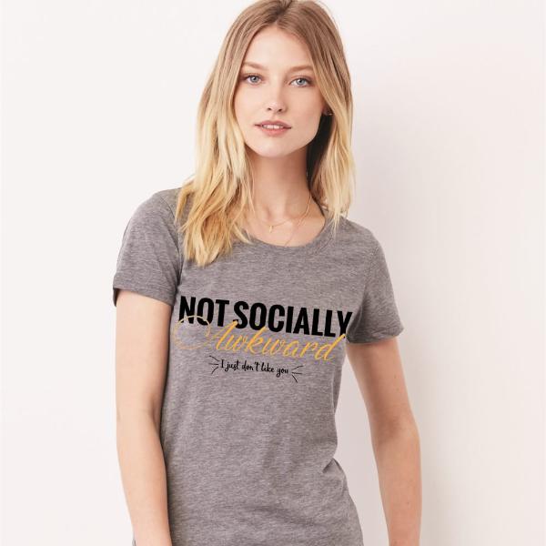 Socially Awkward Tee - Anxiety Gone