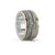 Cherish Sterling Silver Fidget Rings with Yellow Gold Edges and Spinning CZ Bands – A luxurious meditation ring designed for elegance, mindfulness, and emotional connection.