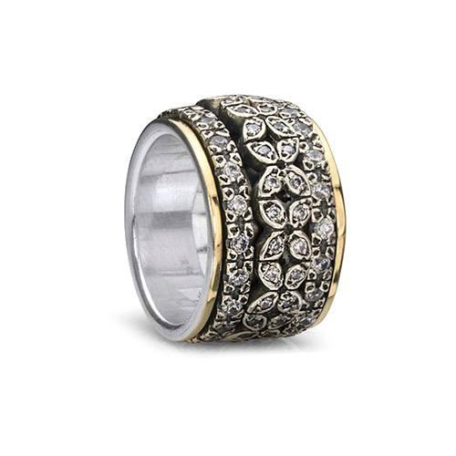 Destiny Silver and Gold Fidget Ring