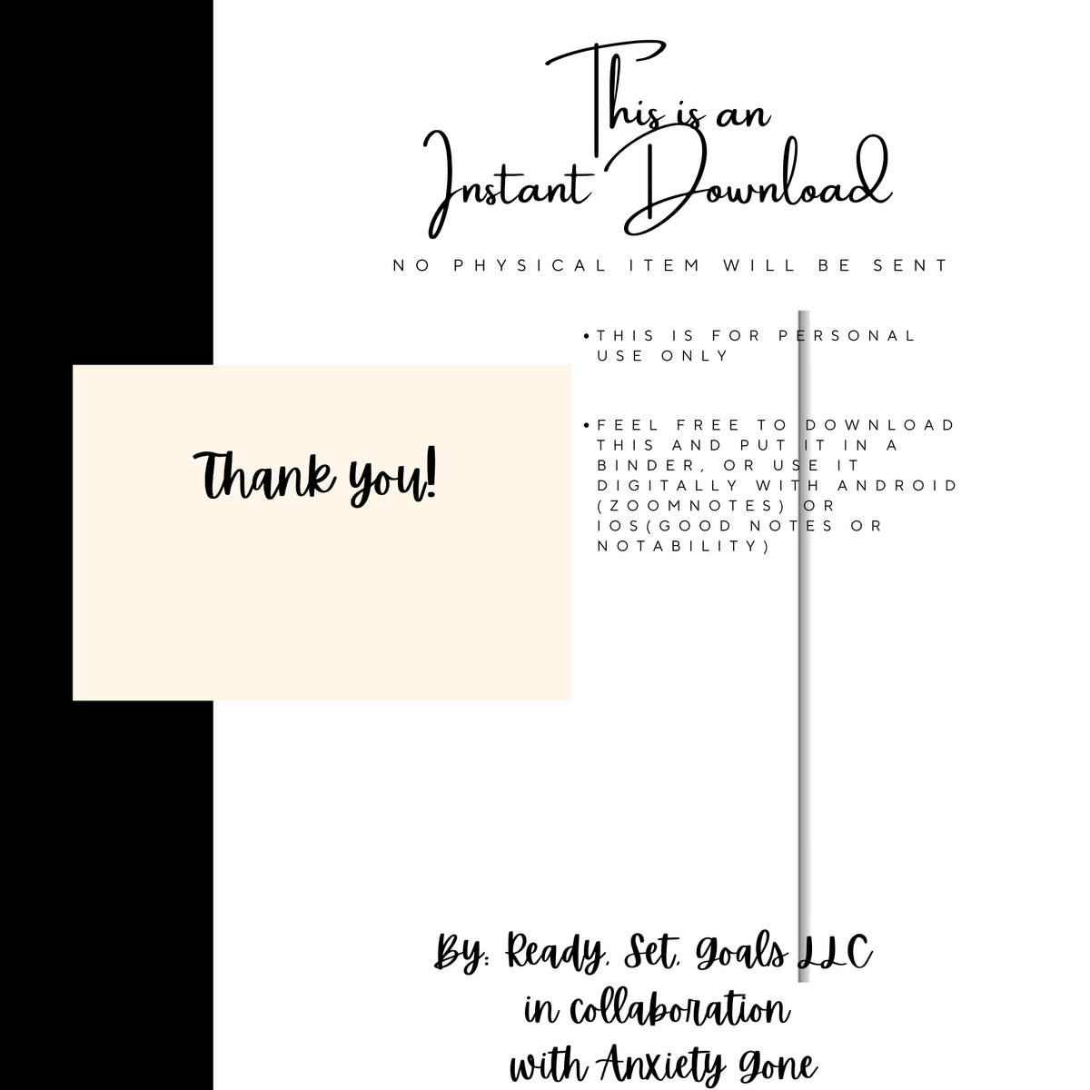 Gratitude Guide: A digital mental health workbook and anxiety journal with daily exercises and mental health worksheets for self-care and stress relief. Perfect gift for someone with anxiety, depression, or as part of a mental health care package or self-care gift.