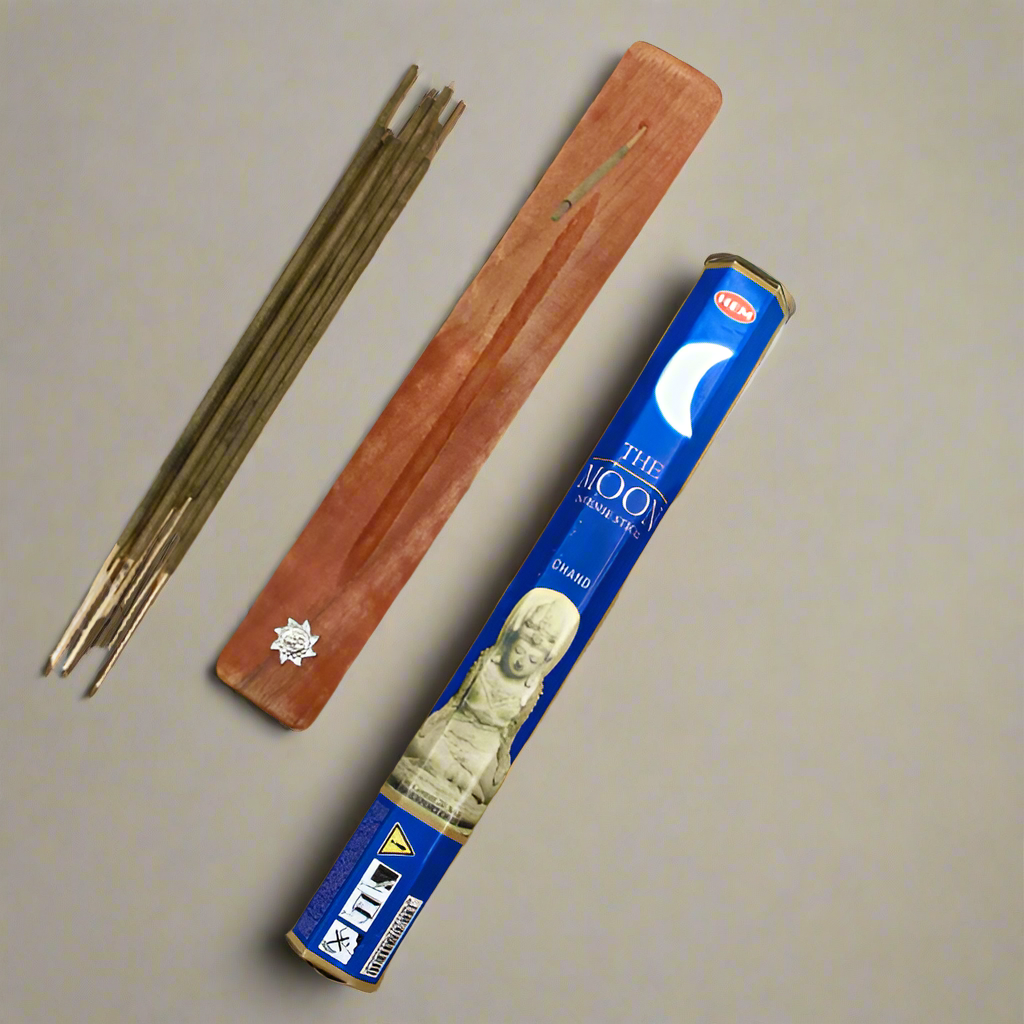 Moon Energy Incense Sticks for spiritual rituals, moon circles, and calming aromatherapy