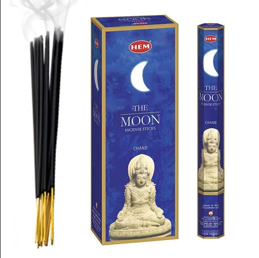 Moon Energy Incense Sticks for spiritual rituals, moon circles, and calming aromatherapy