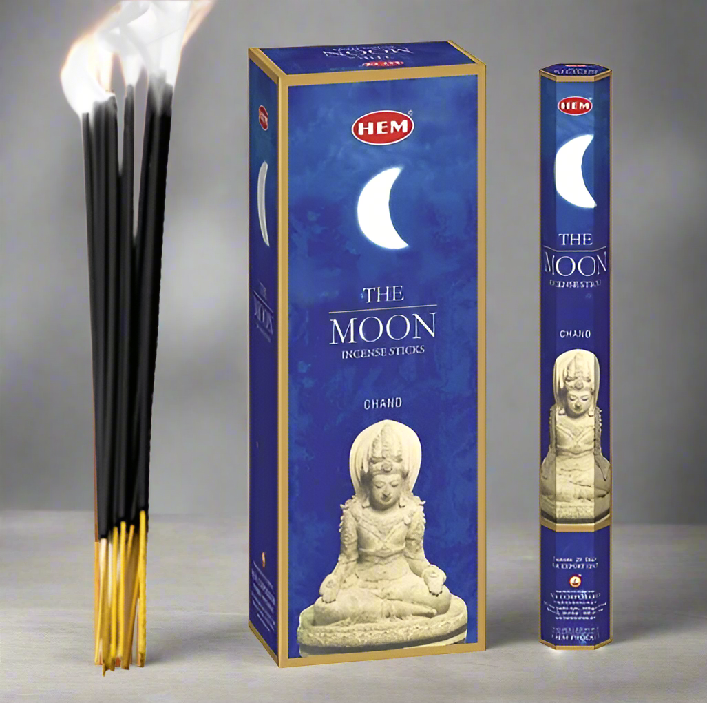 Moon Energy Incense Sticks for spiritual rituals, moon circles, and calming aromatherapy