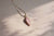 Let Go Rose Quartz Leaf Gemstone Necklace for healing crystals for anxiety, emotional healing, gemstone jewelry, and spiritual gifts.