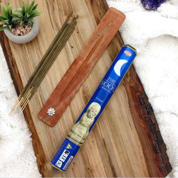 Moon Energy Incense Sticks for spiritual rituals, moon circles, and calming aromatherapy