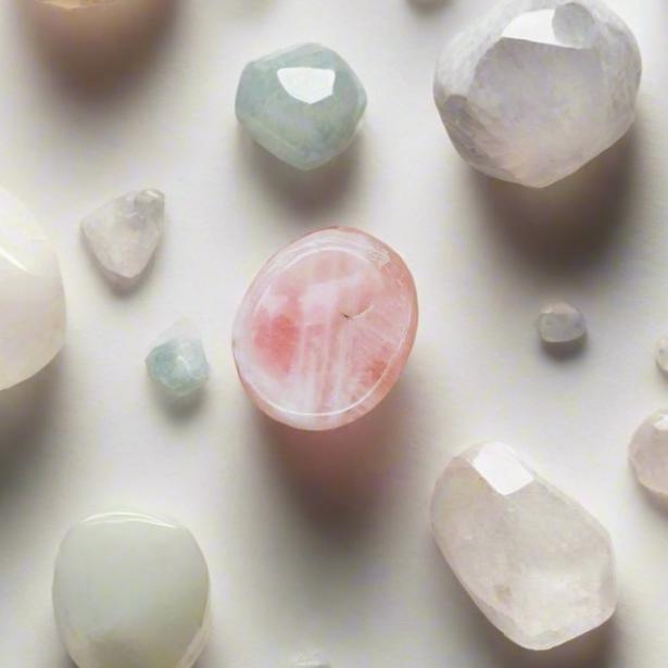 Rose Quartz Worry Stone for self-love, anxiety relief, and emotional healing.