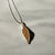 Tiger's Eye Leaf Gemstone Necklace for mental clarity, strength, and emotional balance, made with healing crystals for anxiety.