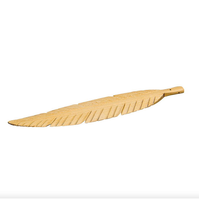 Feather Wood Incense Holder for incense sticks, symbolizing strength, freedom, and anxiety relief.